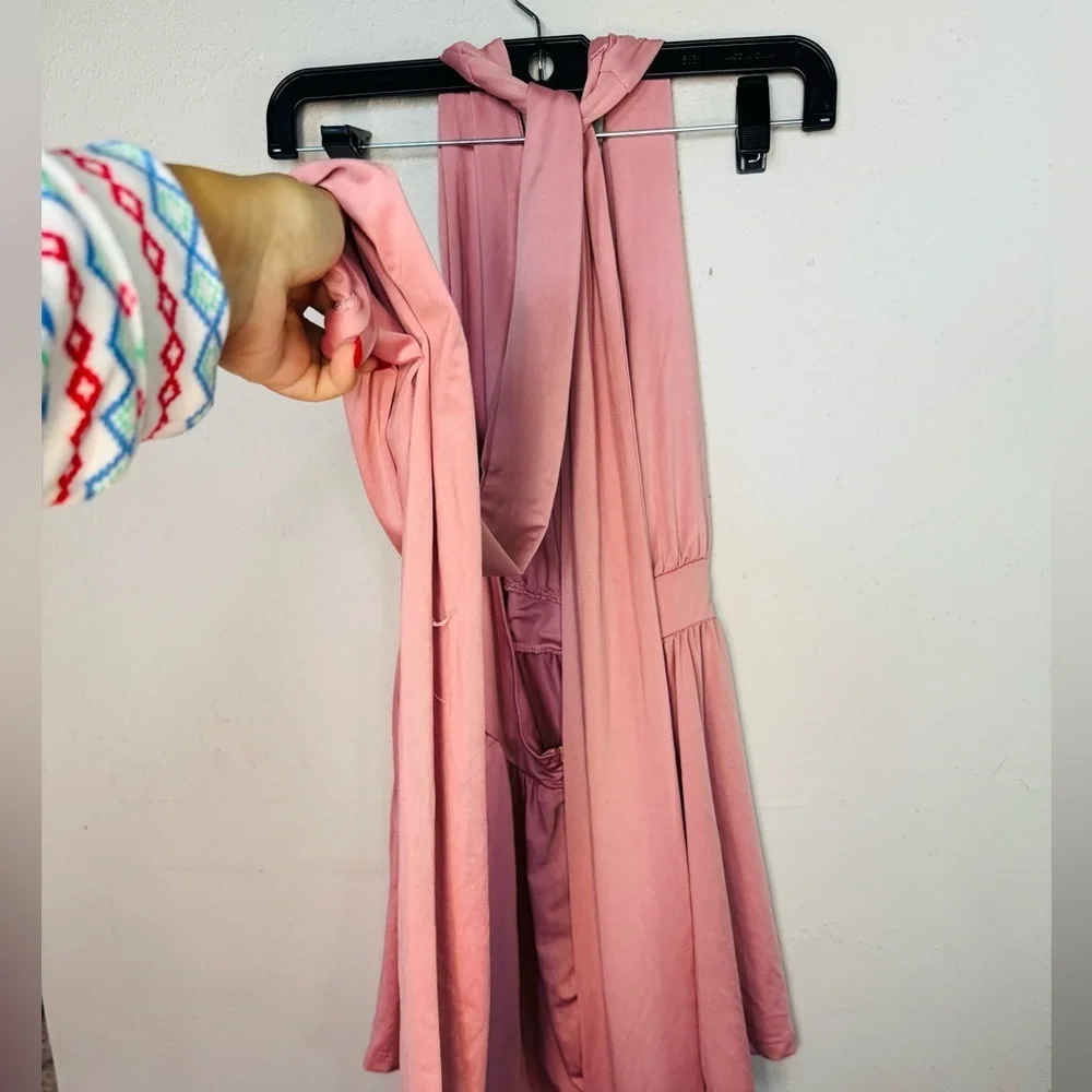 Any Way You Want Me Dusty Pink Convertible Romper - Picture 7 of 9